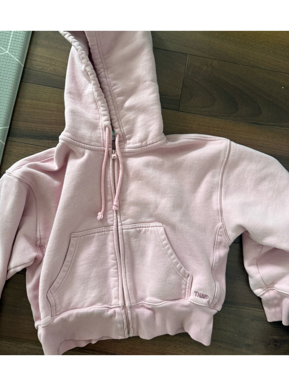 TNA SweatFleece Cropped Boyfriend Hoodie